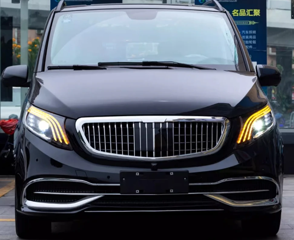 product yea upgrade to maybach style headlights w447 head light led lights for mercedes benz vito v class v260 headlight 2016 -22