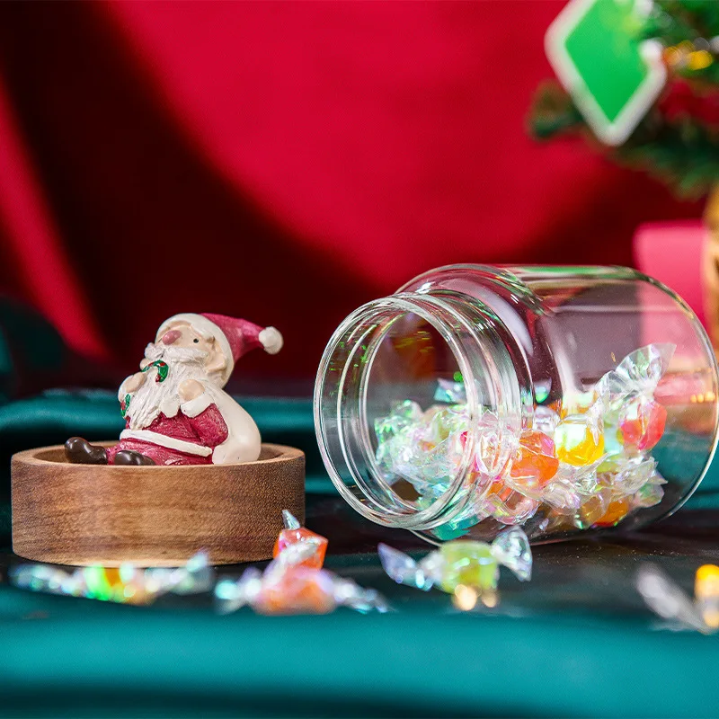 Bocal Verre Noël | Décoration Pour Table De Noël | SRL