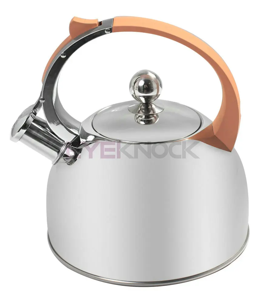 2.5 Litre Stovetop Induction Bottom Tea Pot 304 Stainless Steel Non Electric Whistling Tea