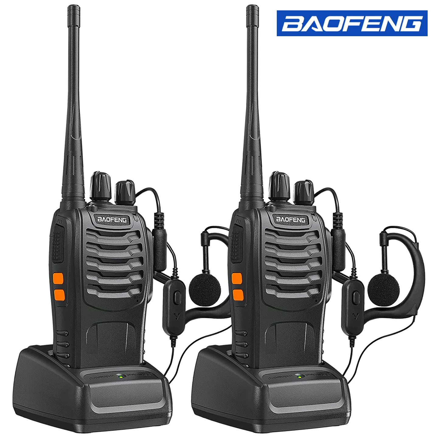 Orginal Hot Long Range Ht Baofeng Bf-888s Two Way Radio 400-470mhz ...