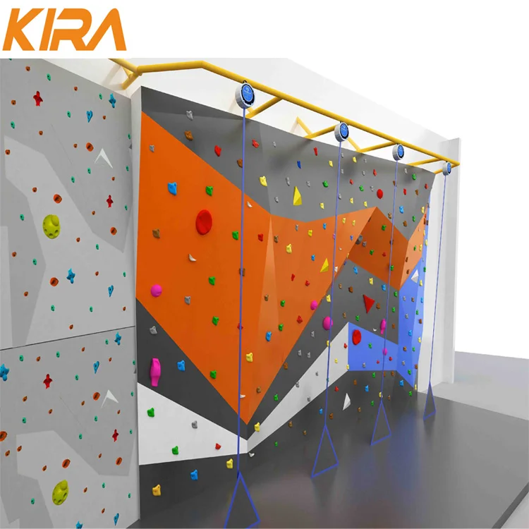 Children Attractive Climbing Holds Professional Indoor Rock Climbing
