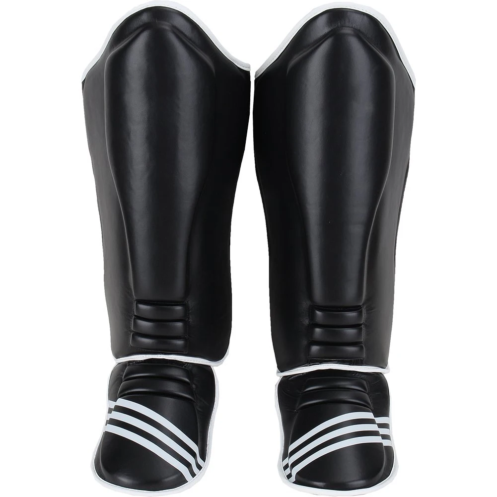 muay thai boxing shin pads shin guards pro genuine leather shin