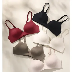 OEM Push up Bra for Ladies No Wire Brassiere Women One Piece Lingerie Seamless Bras