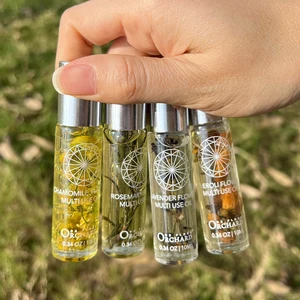 Wholesale Private Label Natural Improve Fine Lines Lavender Flower Multi Use Oil Roll on