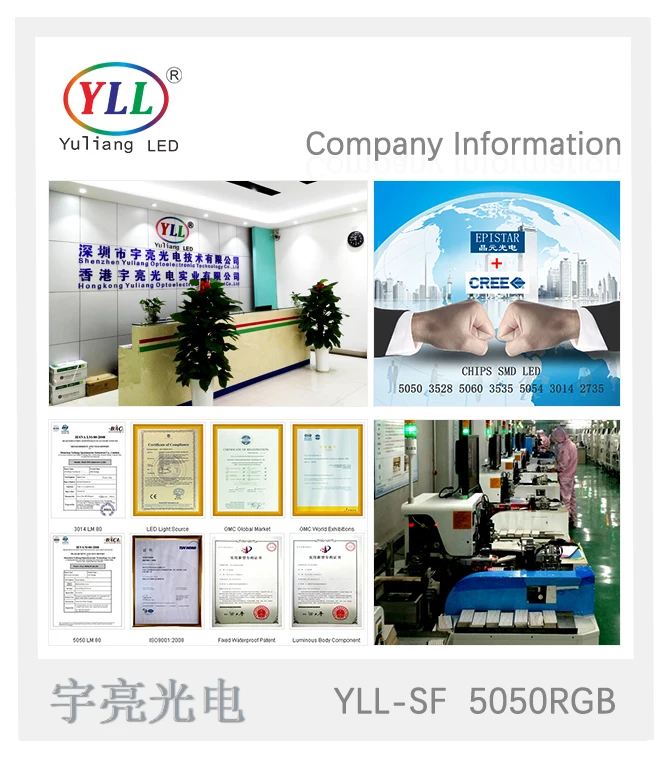 1 7 H водонепроницаемый чип Epistar 0 2 w 5050 rgb smd