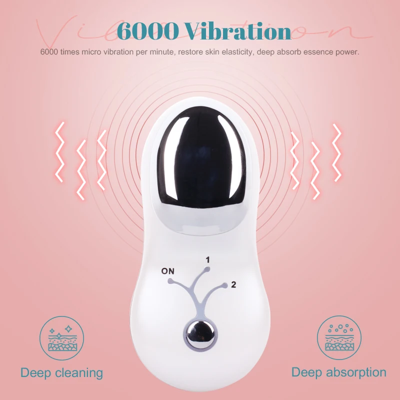 2022  Mini Microcurrent Galvanic Appliance Vibrating Facial Women Beauty Device Face Care