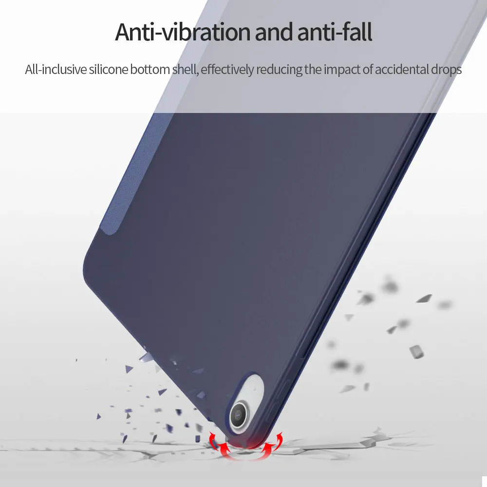 product laudtec pure colour tablet case for ipad air pro mini 109 11 2024 22 21 20 18 lens protection cover frosted simple pbk181-7