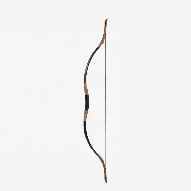 Arc Long Traditionnel TOPARCHERY 54" (20-35lbs) - Bois Naturel, Pour Droitier, Chasse/loisir