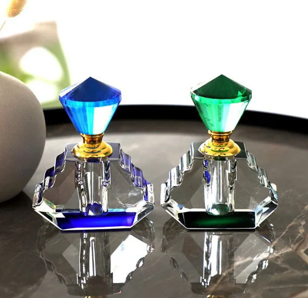 product high quality 12ml crystal perfume empty bottle glass stick essential oil bottle portable liquid bottle with dropper-30