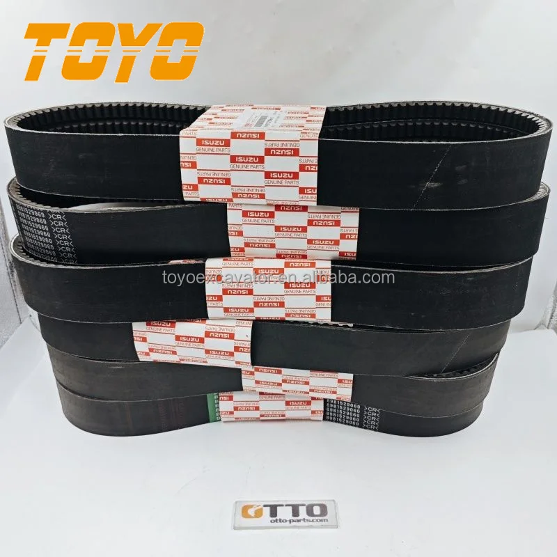 ZX200 Excavator Fan Belt - 8981529060 for ISUZU Engines