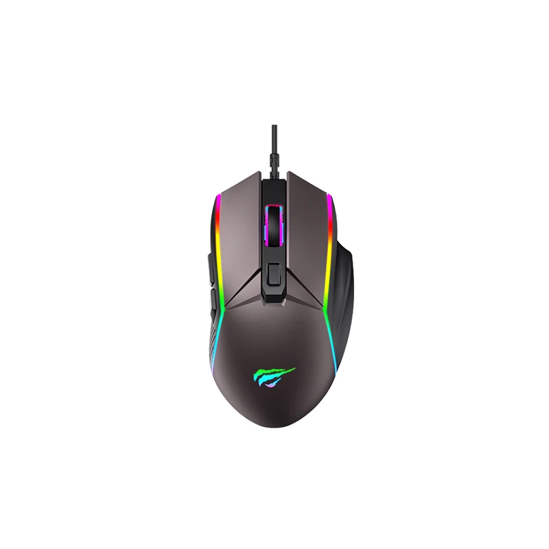 Havit MS1028 Wired Gaming Mouse Mice 7200Dpi Optical 1 Independently Buttons Office Pc Mous for Laptop Computer Gamer