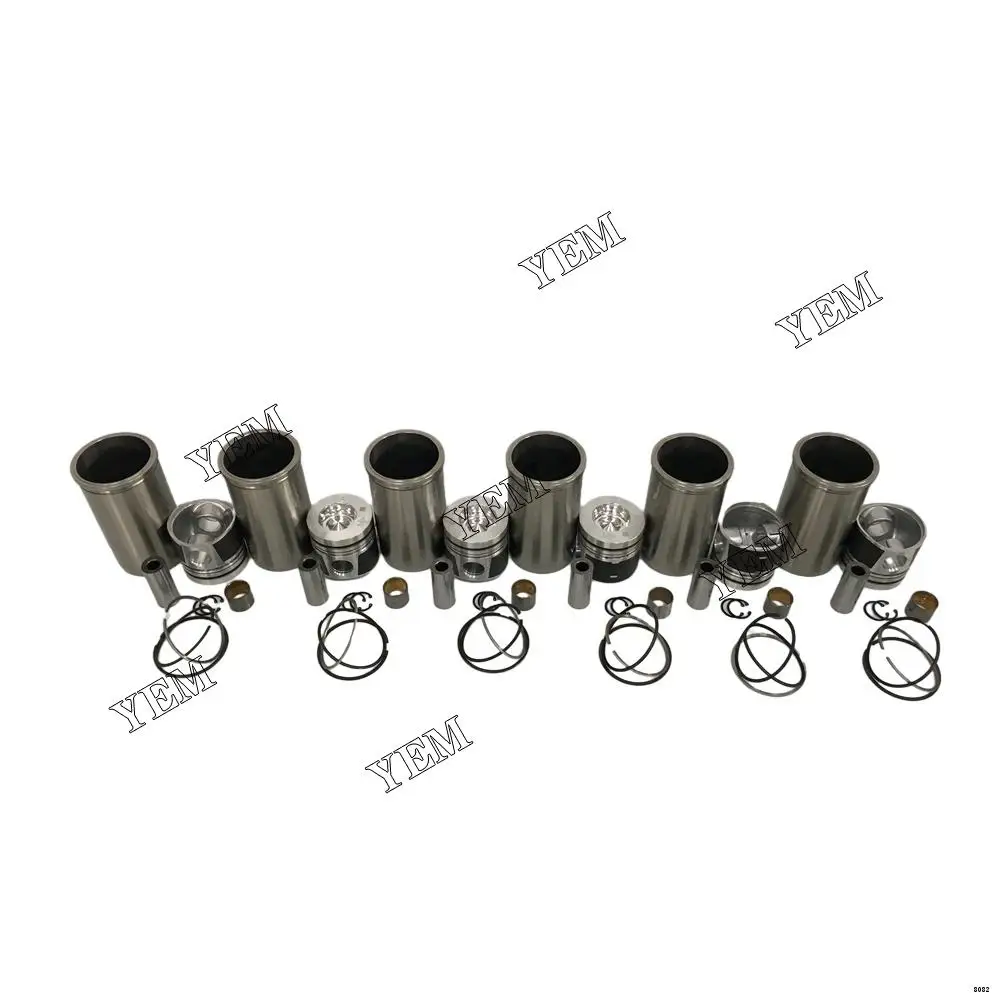 Cylinder Liner Set With Engine Pistons Rings Liner For Nissan TD226B-6G Agricultural Spare Parts