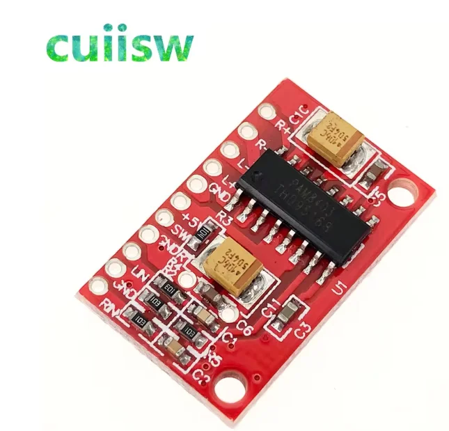 PAM8403 3W*2 Mini Digital Power Audio Amplifier Board DIY Stereo USB DC 2.5V To 5V Power bluetooth speaker module for arduino