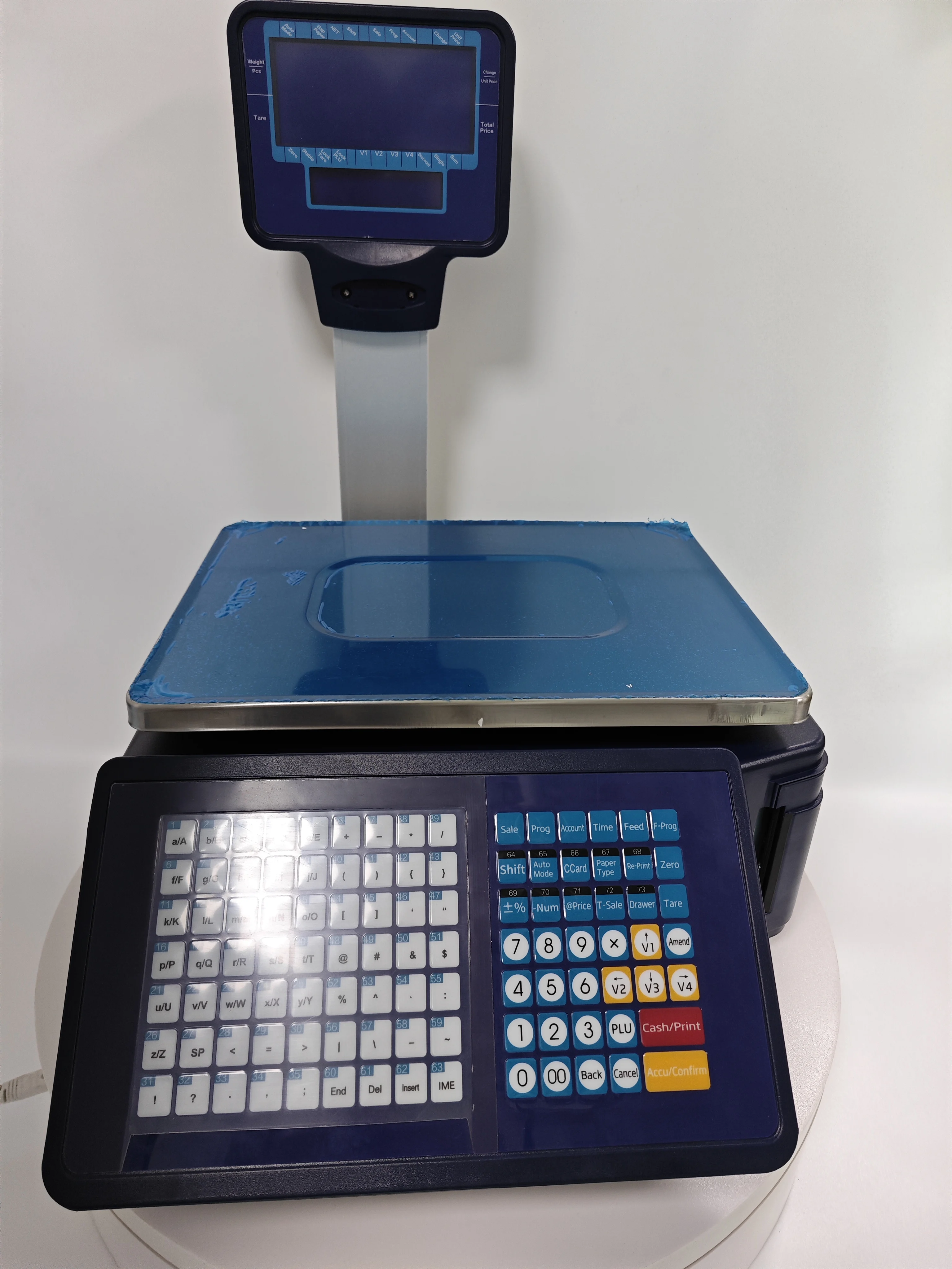 Label Printing Scale Supermarket Weighing Scale Manufacturer Digital Barcode Scales with Printer Electronic Balanza Etiquetadora
