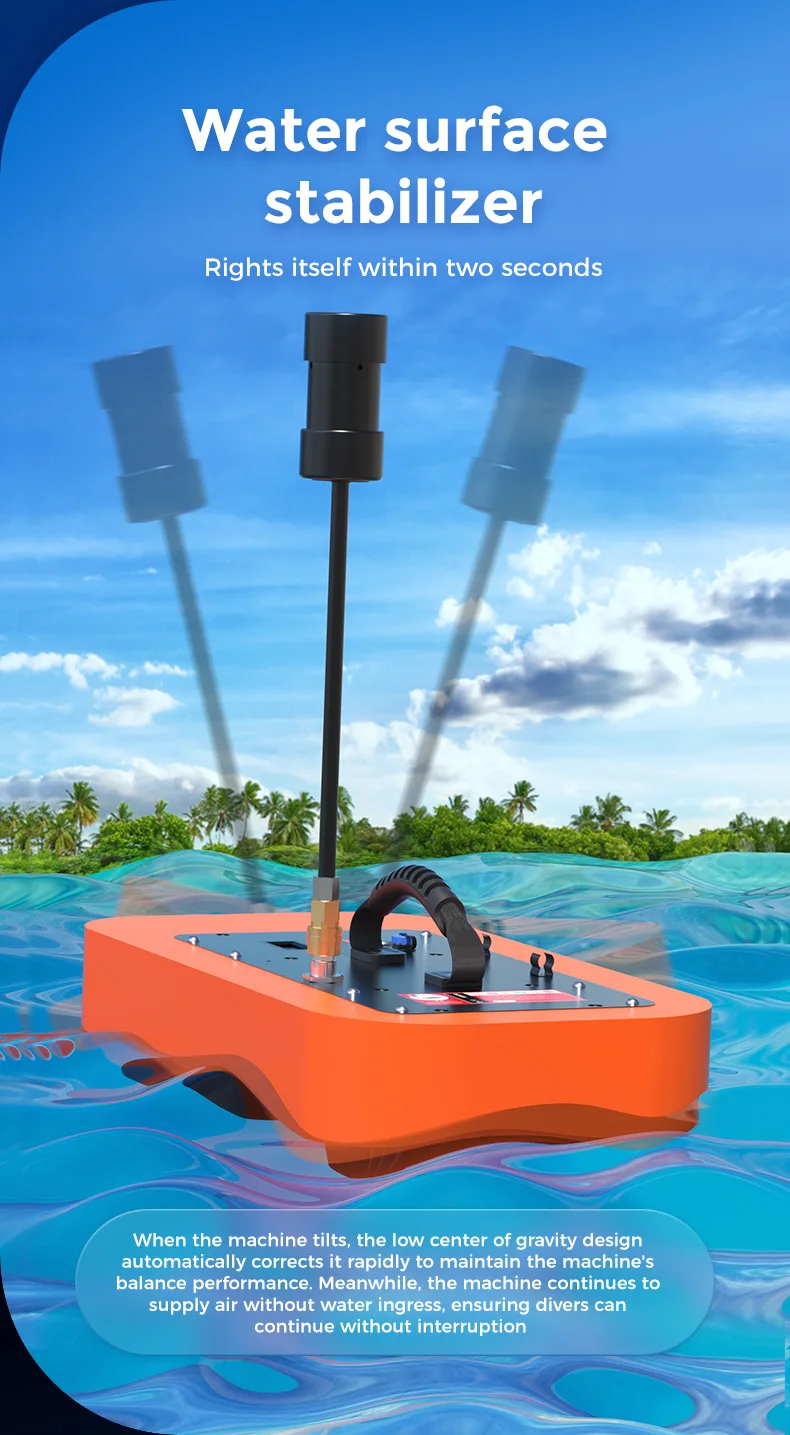 Smaco C6 Hookah Diving System Dual Motor Design Tankless Diving