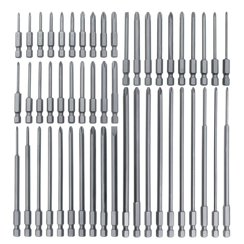MOYOTEC 20 Piece Hex Head Allen Wrench Screwdriver Bit Set, SAE Metric 1/4 Inch Hex Shank S2 Steel M