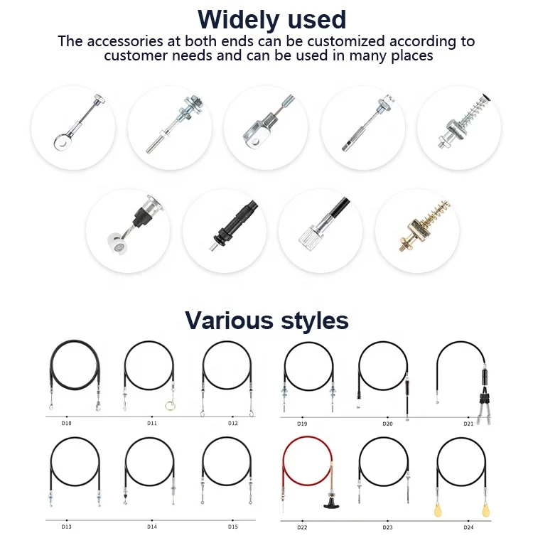 High Quality Custom Motorcycle Brake Line, Braided Steel Brake Clutch Cable, Flexible Stainless Brake Hose for Bikes