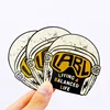 Custom die cut sticker example A