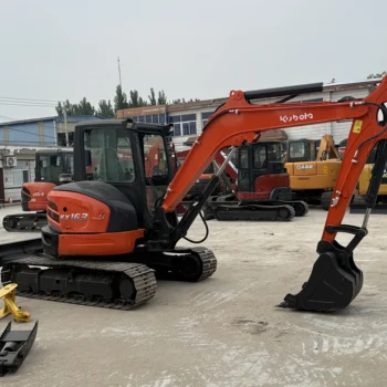 High Quality Mini Excavadora KX163-5 Hydraulic Excavator Mini 6t KX163 Used Excavators Farm Excavator