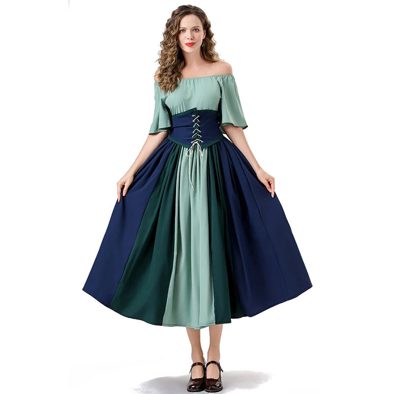 princess polly baby blue dress Briac Vintage Rose A-line Midi Dress main image 1