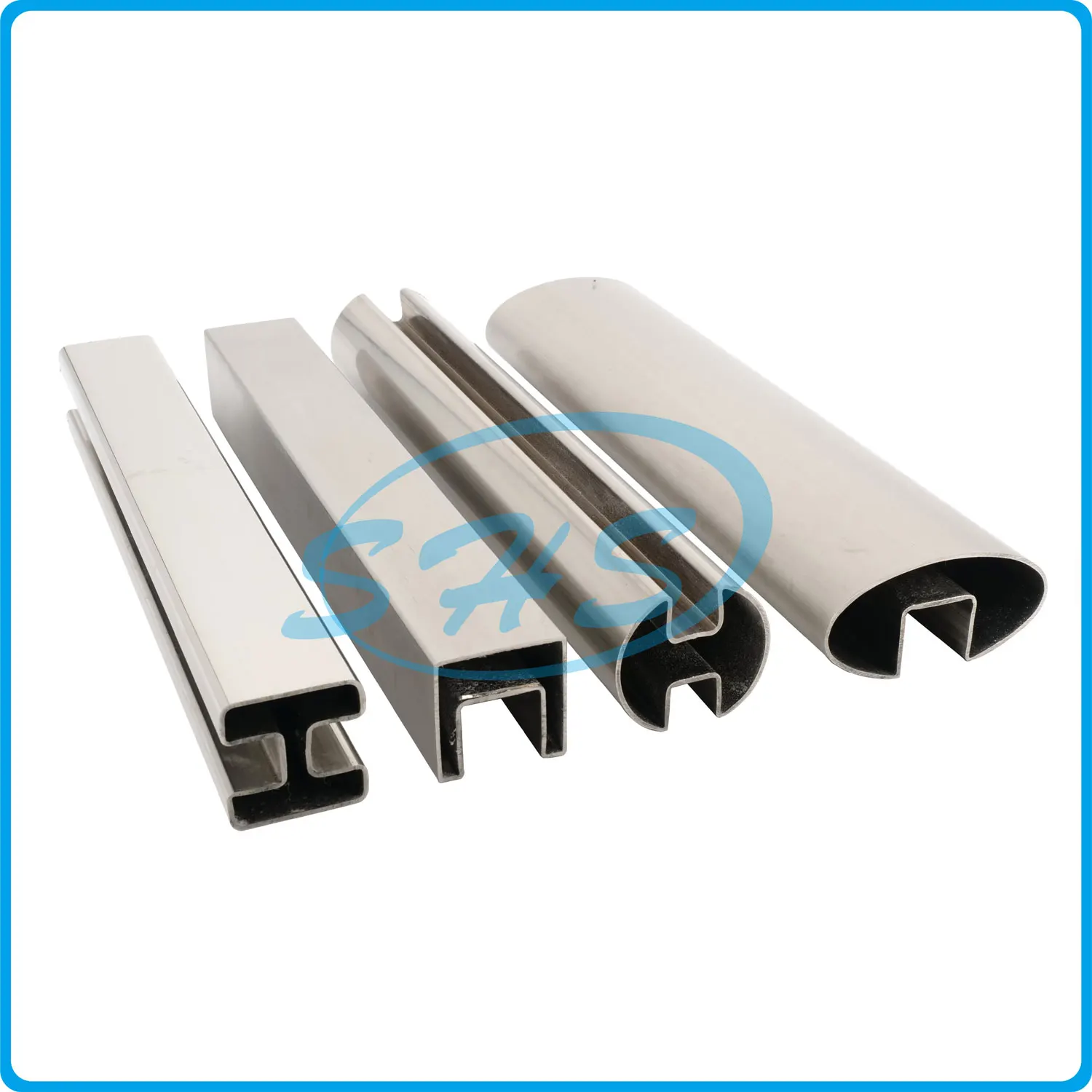 Modern Satin Finish Stainless Steel 300 Series Pipe/Tube Slot Groove ...