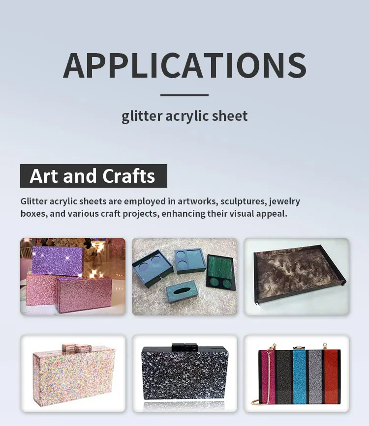 Acrylic Sheet Glitter