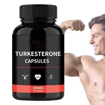 OEM/ODM High Quality Turkesterone Capsules 500mg Adults Build Muscle Mental Focus Turkesterone Food Supplement