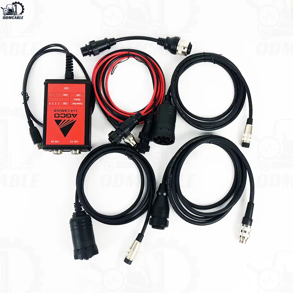Ready to Use for AGCO CANUSB EDT Interface Electronic Diagnostic Tool Heavy Duty Agricultural Diagnosis Scanner