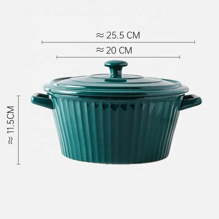Tureens Double Handle Cheap Mini Cookware Cheese Milk Pot Ceramic Clay Cooking Pot Oven Safe Soup Bowls and Lids