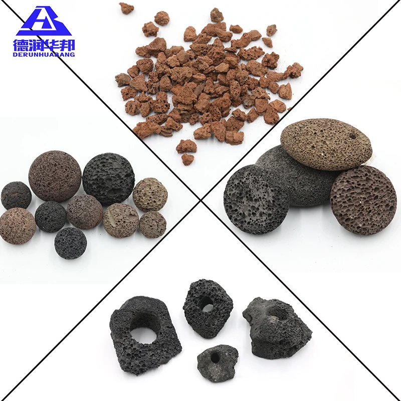 RED/BLACK Volcanic Powder/Volcanic Stones For Planting/Fish Tank