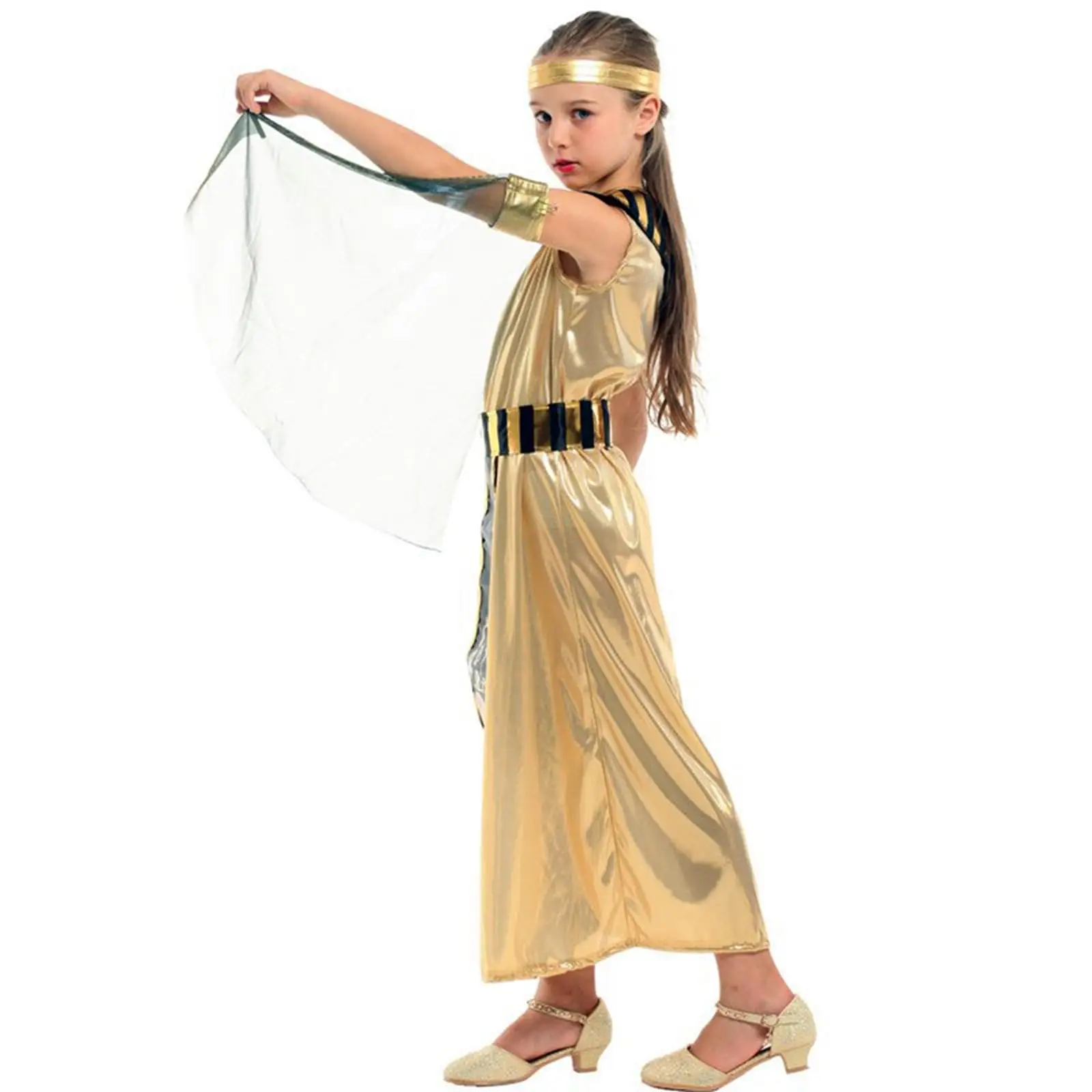 Girls Egypt Role Play Party Halloween Cosplay Carnival Costume Fancy Dress