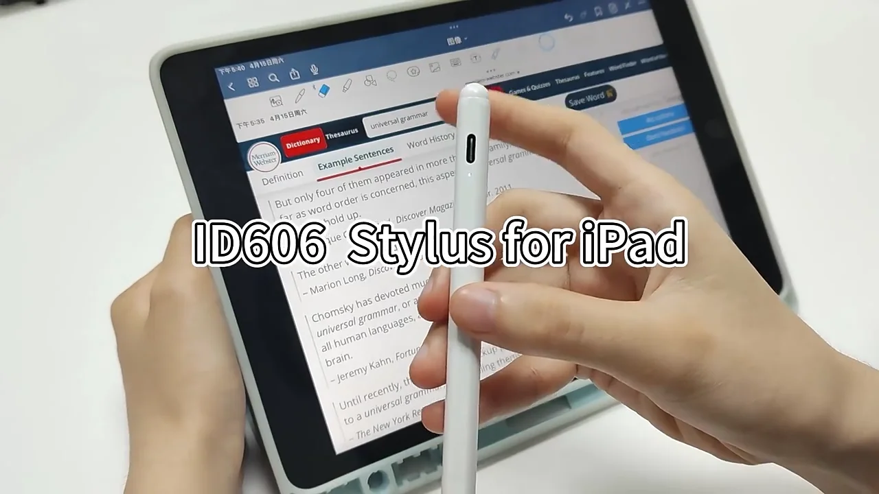 For 2nd Generation Ipad Pro Stylus Pen With Palm Rejection & Fast