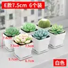 White E style, 7.5cm, 6-pack