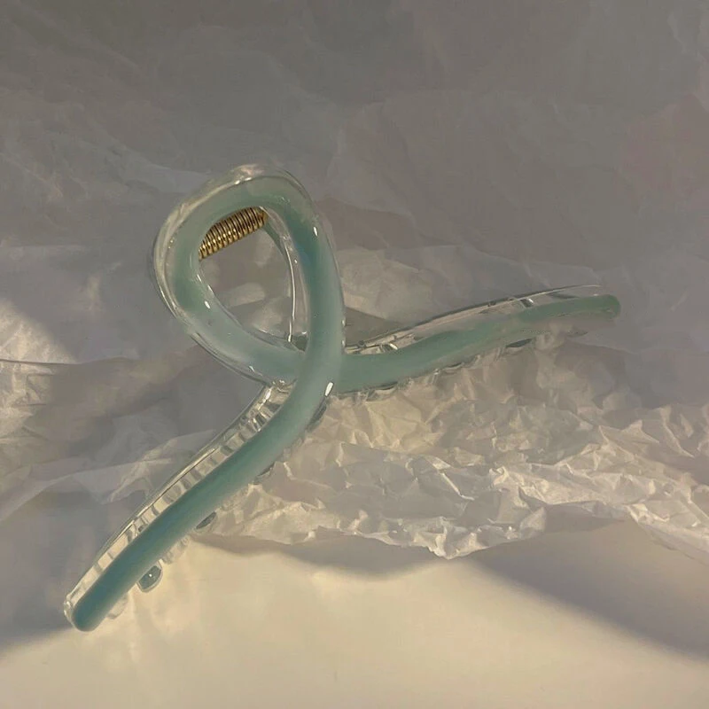 Корейские модные минималистичные женские заколки для волос для девочек, аксессуары для волос, толстые волосы, очень большие заколки-крабы 12,5 см