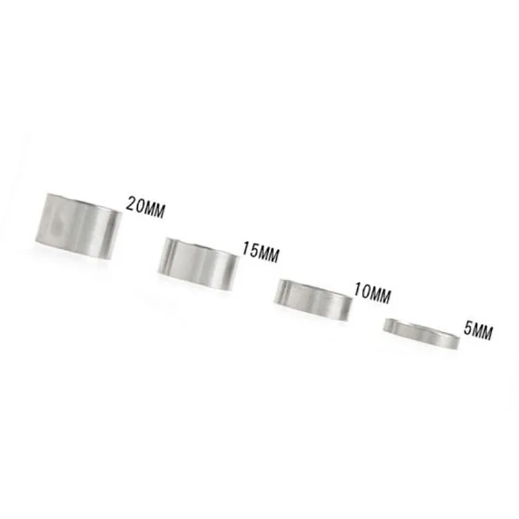 Entretoises Pour Casque FSA Polycarbonate – 1 1/8 X 10 Mm, Lot De 10, Blanches