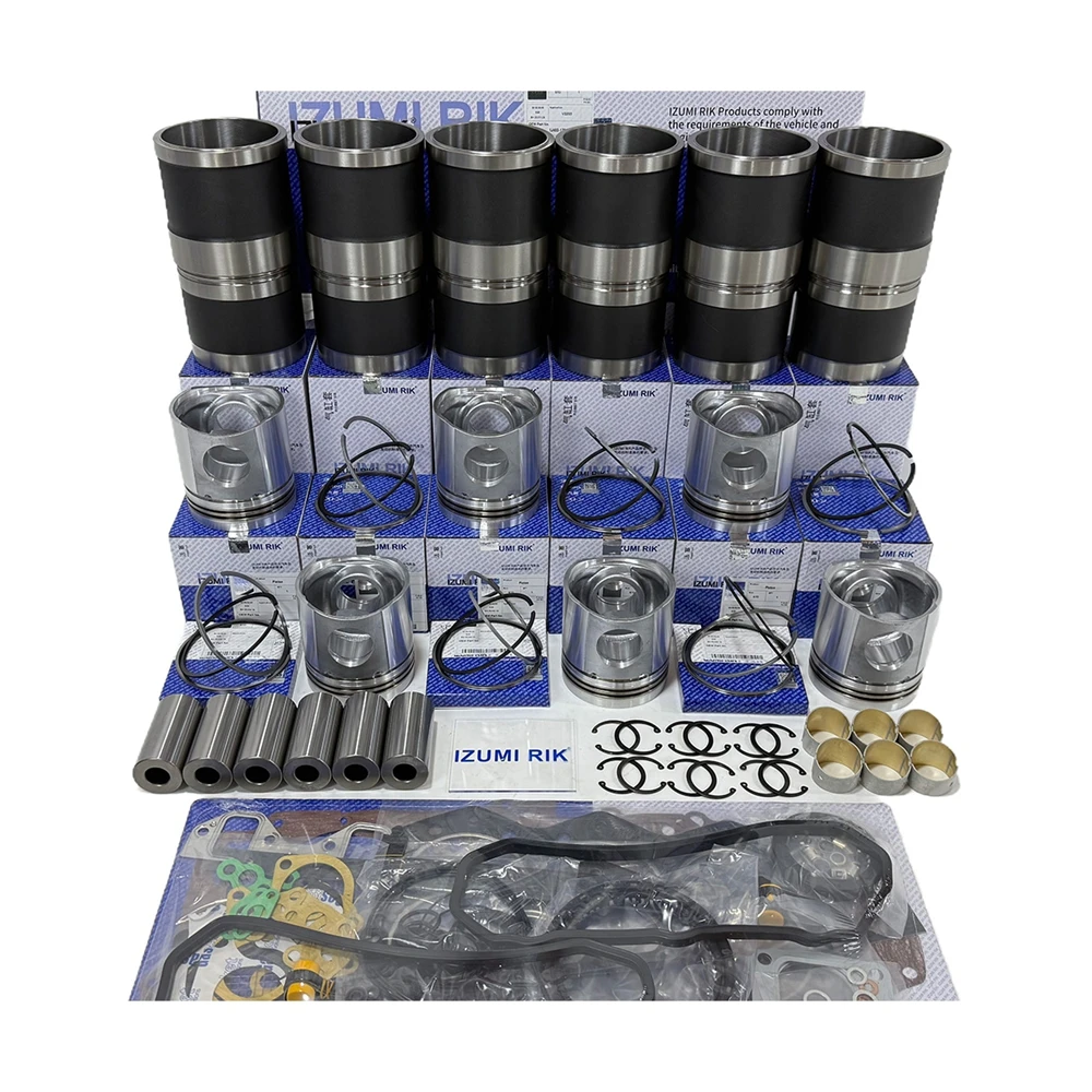 IZUMI RIK DA220 6SD1 Overhaul Rebuild Kit with Overhaul Kit for Isuzu Aftermarket Engine Parts