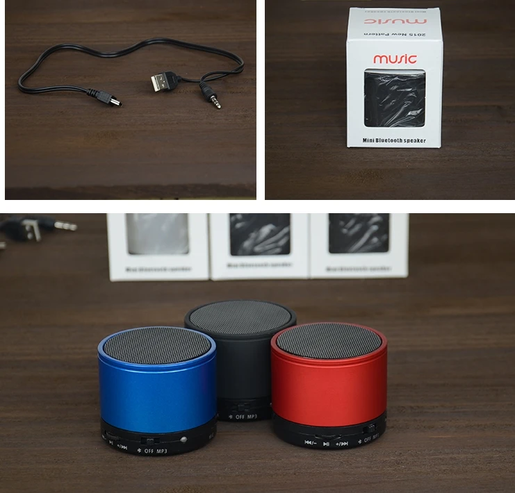 small steel gun portable plug card FM call mini bT speaker Card speakers for hands-free calls wireless speaker S11 - ANKUX.COM