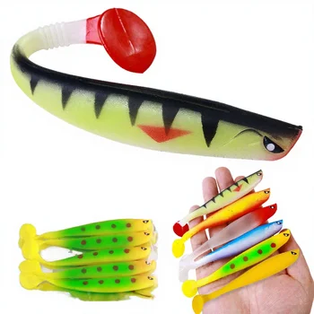5pcs/bag Wholesale 11CM-8.3G for Artificial Soft Bait Silicone Soft Fish Lure Without Hooks for Freshwater & Saltwater Use – Soft Lure – view 5