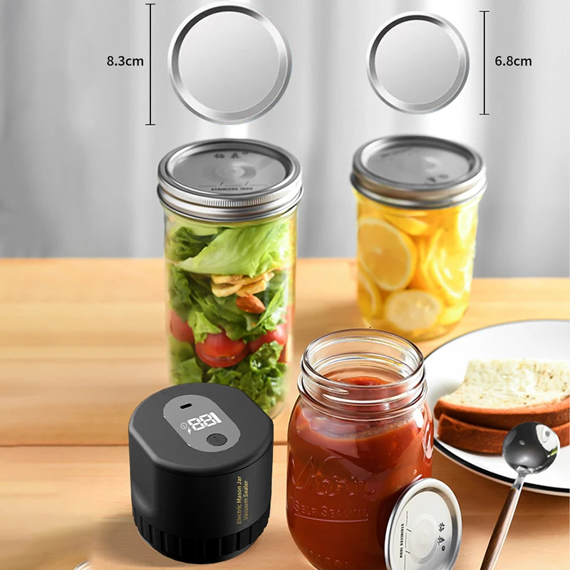 2024 Best Electric Mason Jar Vacuum Sealer Kit,Vacuum Sealing Machine