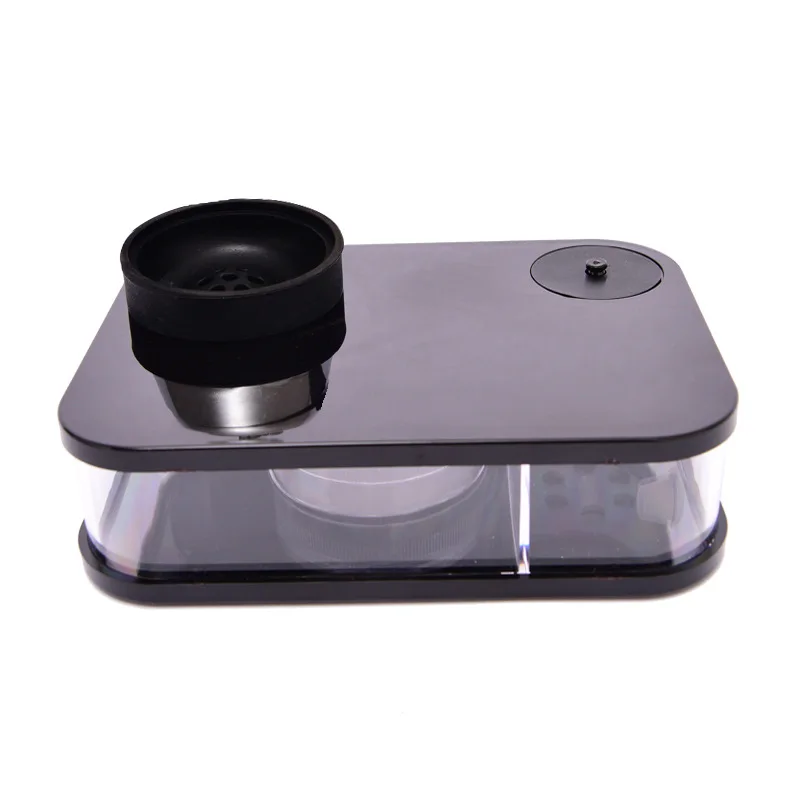 Portable Book Hookah Set Acrylic Shisha Box With Stainless Steel