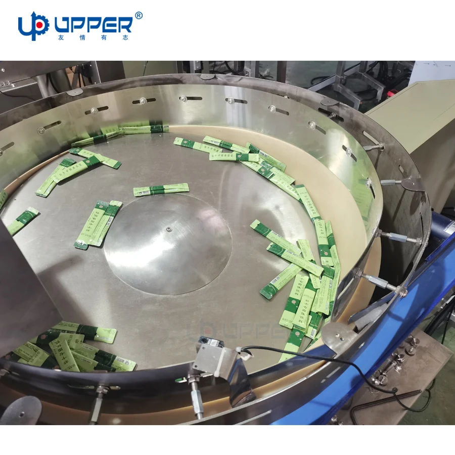 Sachet Pouch Sorting Packing Machine Solid Beverage Meal Substitute Powder Centrifugal Rotary Bag Sorting Machine