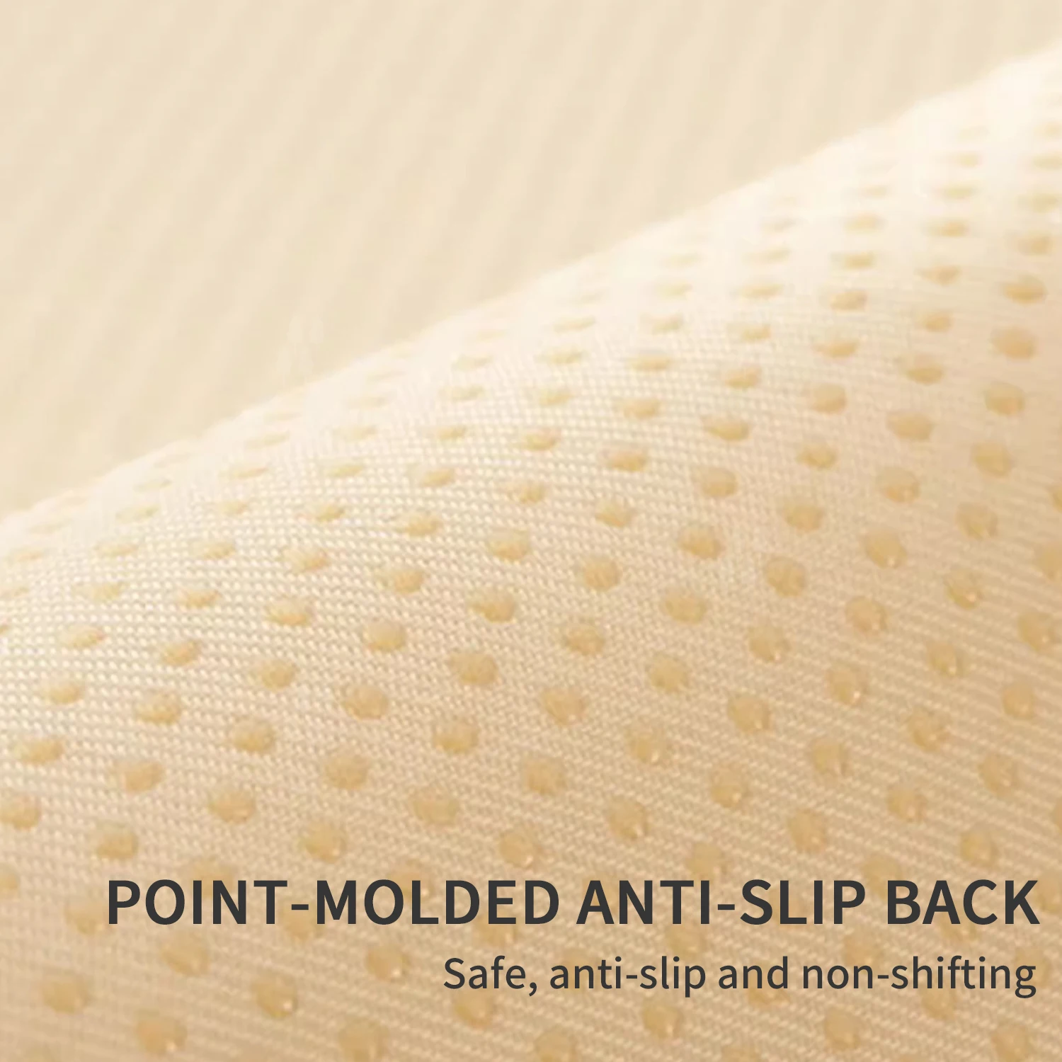 Tapis de prière ergonomique en mousse à mémoire de forme pour le Ramadan, soulageant les douleurs aux genoux, avec pompons (coffret cadeau)._voghion.com