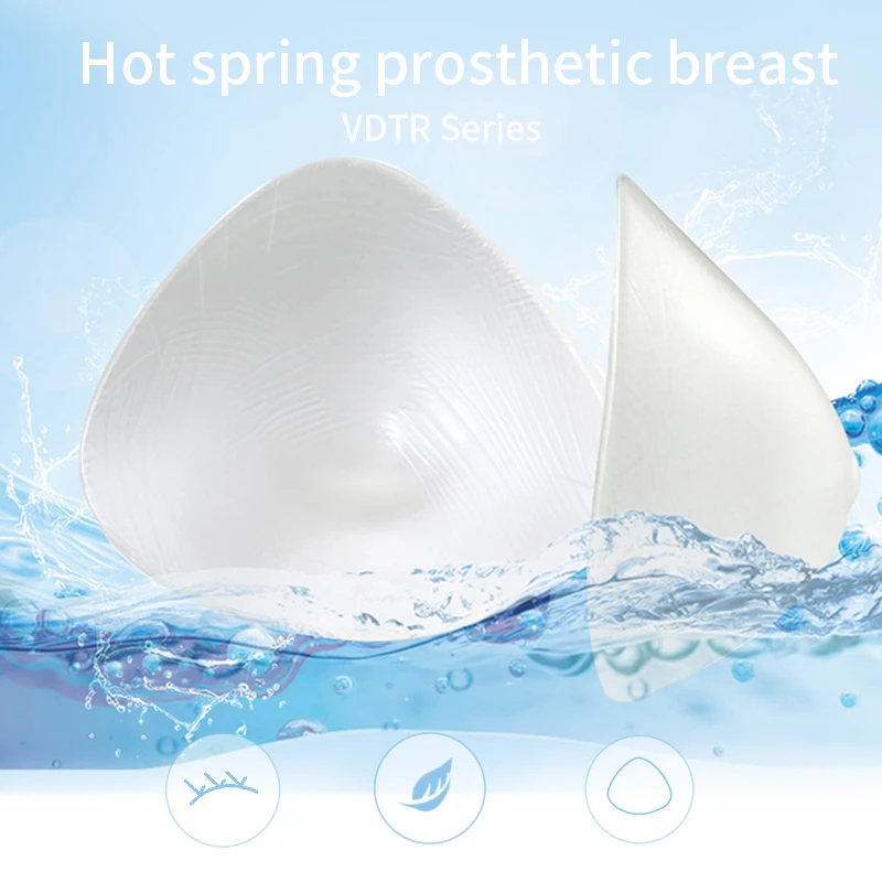 Silicone Transparent Breast Cancer Enhancer Silicon Breast Forms Artificial Boobs for Swimsuit