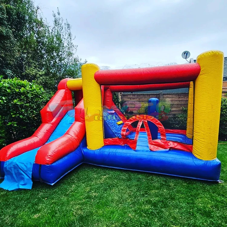 FunWorld Inflatable Slides Combo Water Pool Brincolines Inflables Waterslide Jumper Inflatable for Sale