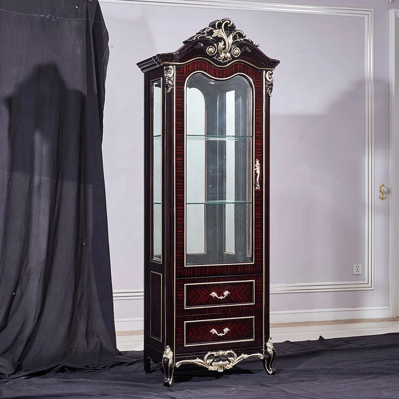 Деревянные Боковые шкафы в европейском стиле стакан для ресторана и современный шкаф