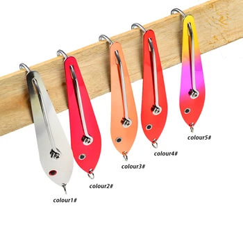 Hot Sale OEM 40g 60g 70g Sea Fishing Big Game Trolling Fishing Lure Double Big Game Saltwater Marlin Spoon Fishing Lures – Metal Jig – view 5