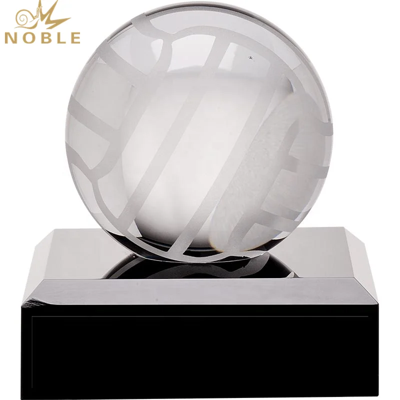 100mm Diameter Optical Sports Ball Trophy Accessory Crystal Volleyball -  Buy Crystal Volleyball,Crystal Ball,Trophy Accessory Product on Alibaba.com