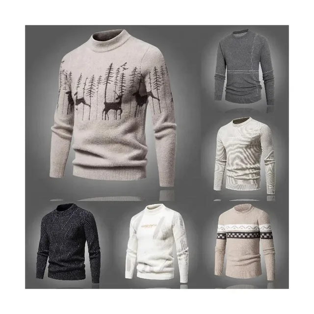 Wholesale Men's Sweaters Winter Knitted Sweater Knitted Sweater For Men