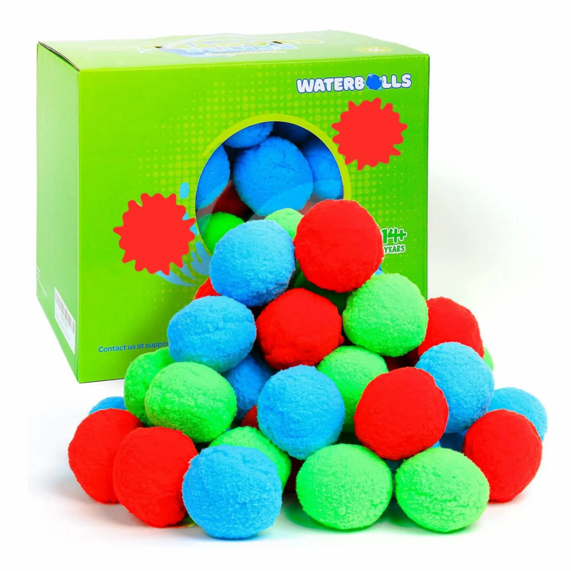 Outdoor Cotton Splash Soaker Bomb Ball Summer Fighting Game Self