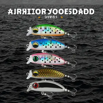41mm 2.8g Slow Sinking ABS Mini Minnow Artificial Hard Bait Fishing Lure Wobblers for Perch Pike Bass Trout Stream River Lake – Minnow – view 4